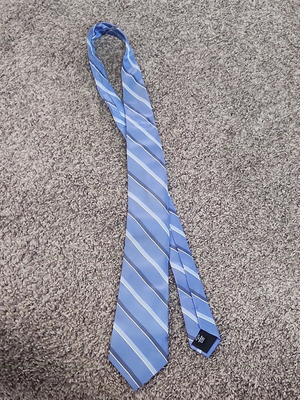 Roundtree & Yorke Blue Striped Men's Tie